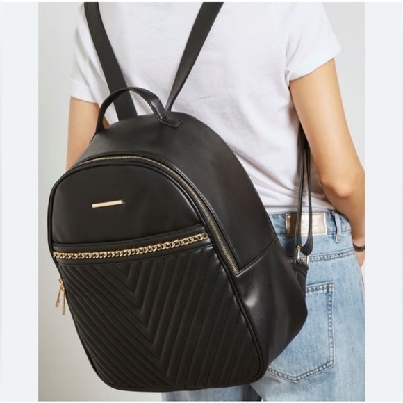 Aldo Elegant Black Backpack - Picture 1 of 16